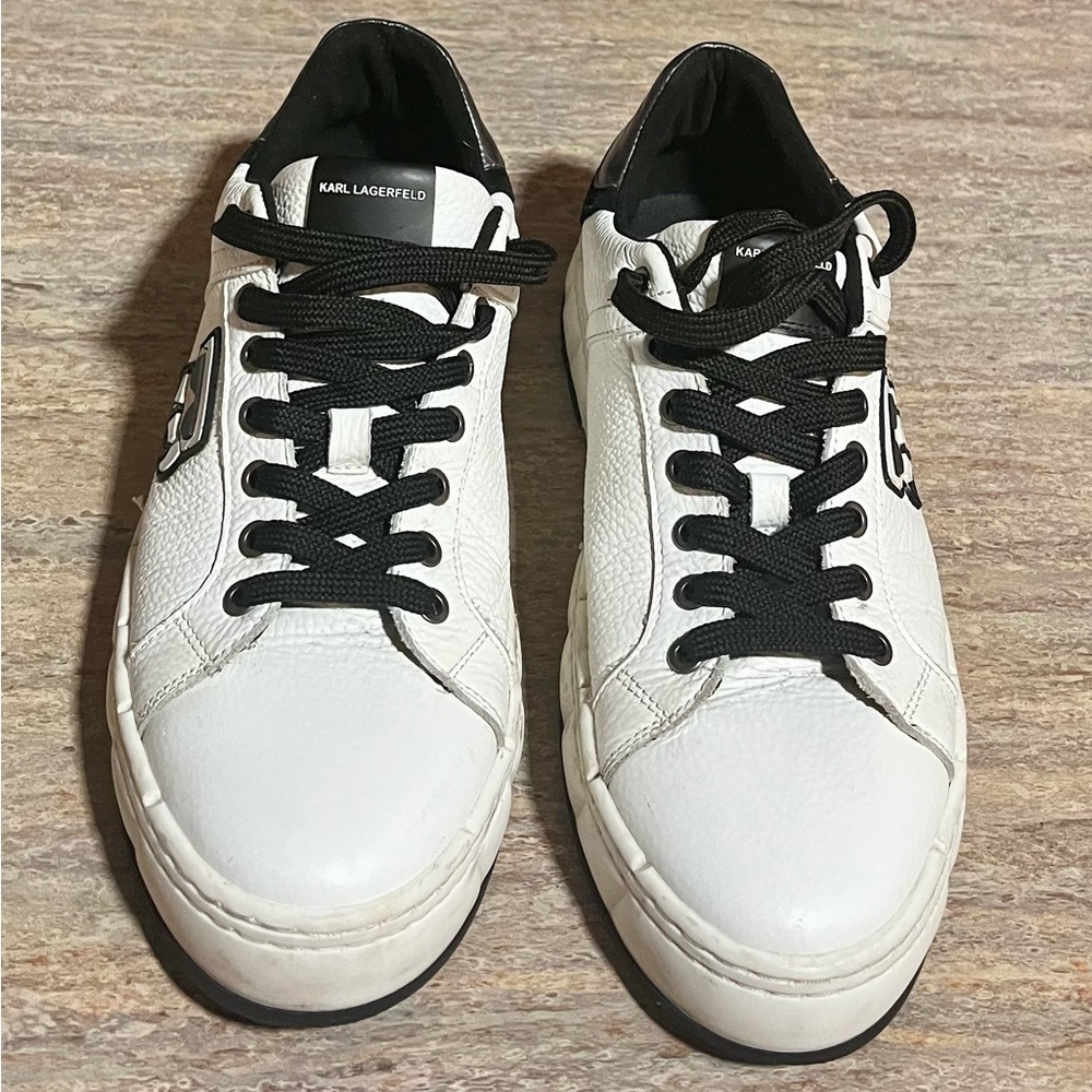 Karl Lagerfeld leather sneakers - Picture 3 of 16